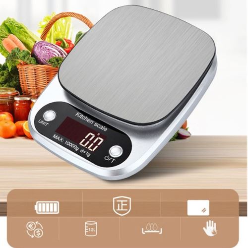 Balance de cuisine numérique - 10kg / 1g - Balance numérique de