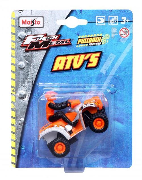 Quad avec pilote à rétrofriction - 1/43ème