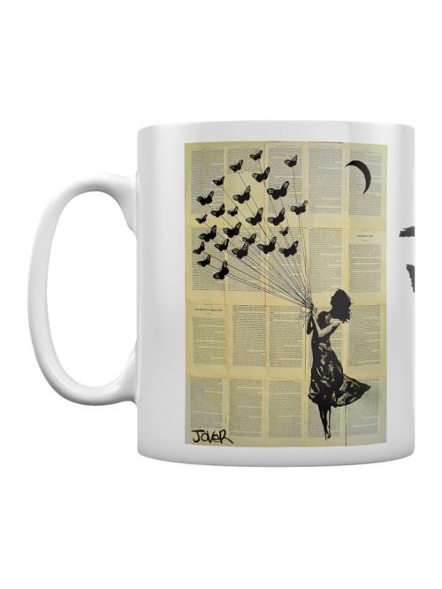 Loui Jover Tasse Butterflying blanc