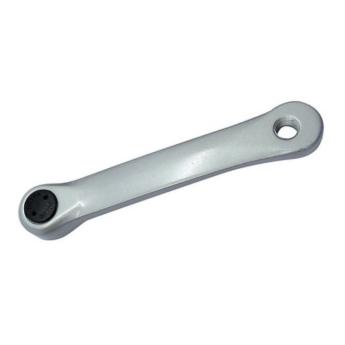 ETC Manivelle gauche en alliage sans goupille 170mm Argent