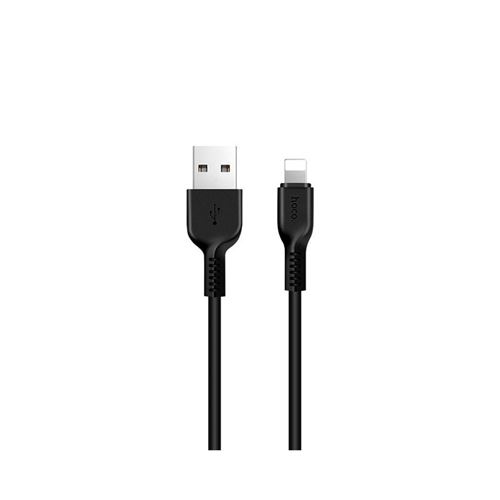 Câble Hoco X20 noir 3 mètres iPhone Lightning