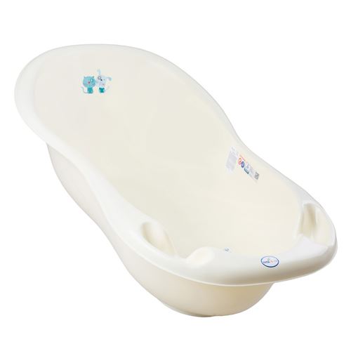 MonMobilierDesign Baignoire b&eacute;b&eacute; thermom&egrave;tre Jaune Dog and Cat 102 cm