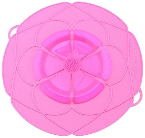 Kochblume couvercle fleur l, en silicone, rose, 33 cm