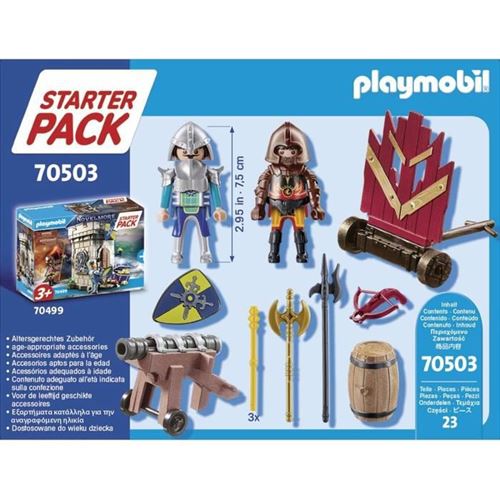 Playmobil Starter Pack Donjon Novelmore (70499) au meilleur prix