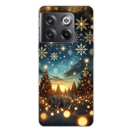 Coque en silicone imprimée compatible OnePlus 10T 5G NO Magie de Noël