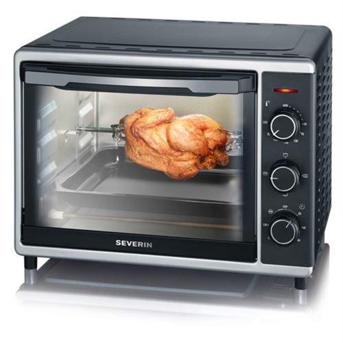SEVERIN TO 2056 - elektrische oven - zwart / zilver