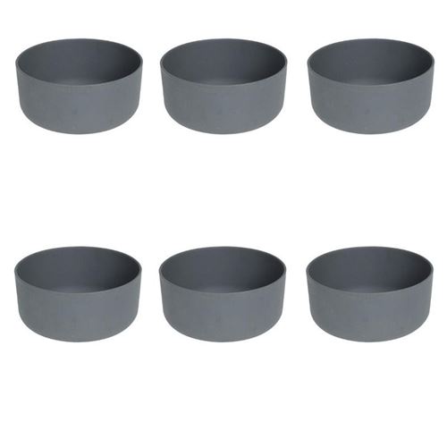 Lot de 6 Coupelles en Bambou Fab 90cl Gris
