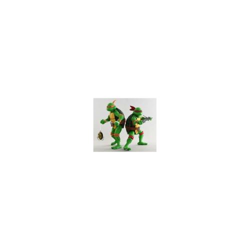 Les Tortues ninja - Pack 2 figurines Michelangelo & Raphael 18 cm