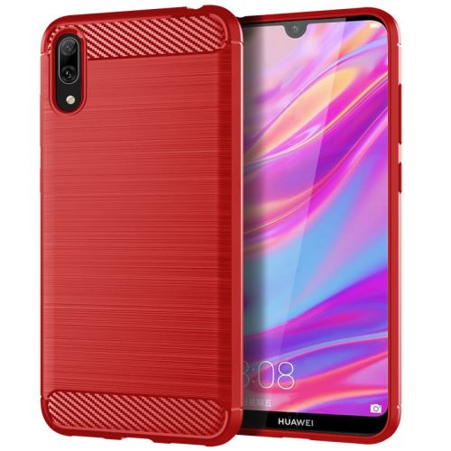 Etui Coque de protection durable souple pour Huawei Y7 Pro 2019 - Rouge