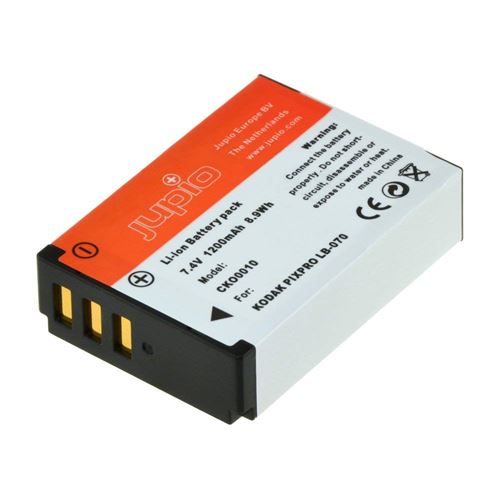 Jupio LB-070 Batterie pour Appareil photo 1200 mAh Noir
