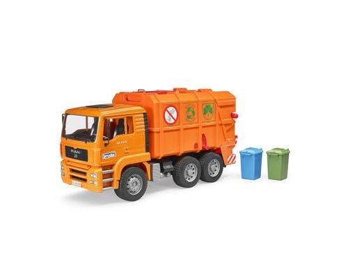 Camion à ordures MAN TGA orange