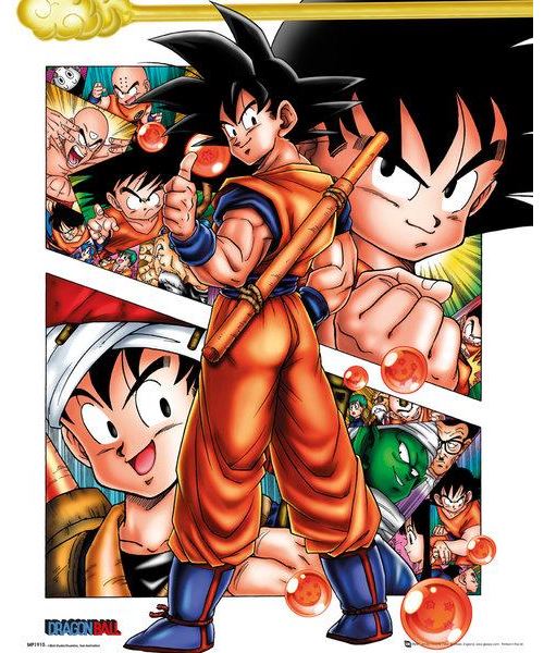 DRAGON BALL Z - Mini Poster 40X50 - Collage