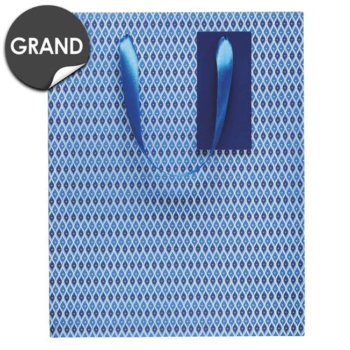 Draeger la carterie Sac cadeau Grand Format Bleu Ciel & Marine Multicolore