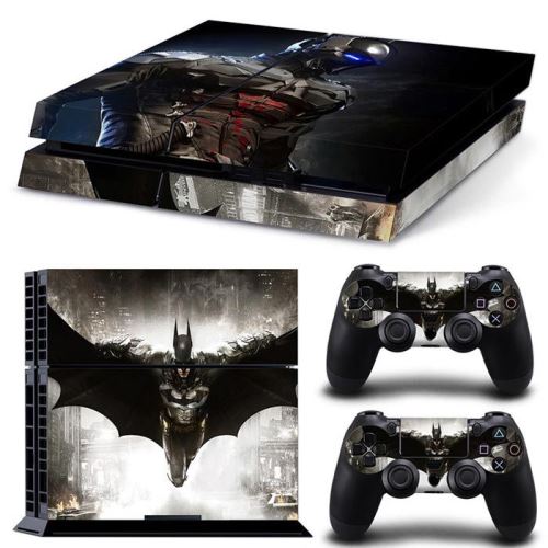 Autocollant Stickers Skin de Protection pour Console et Manette Sony Playstation PS4 - Batman #10