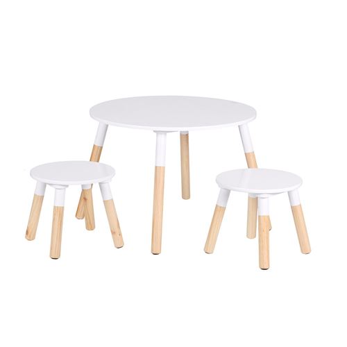 Table scandinave avec 2 tabourets Dream pour enfant