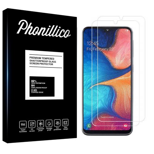 Verre Trempe pour Samsung Galaxy A20E [Pack 2] Film Transparent Vitre Protection Ecran [Phonillico®]