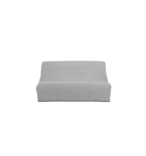 Soleil d'ocre 100032 panama housse clic-clac en coton gris 200 x 140 cm