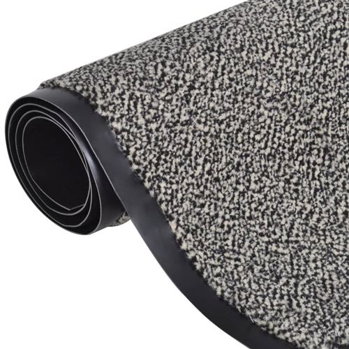 Tapis rectangulaire antidérapant 150 x 90 cm Beige