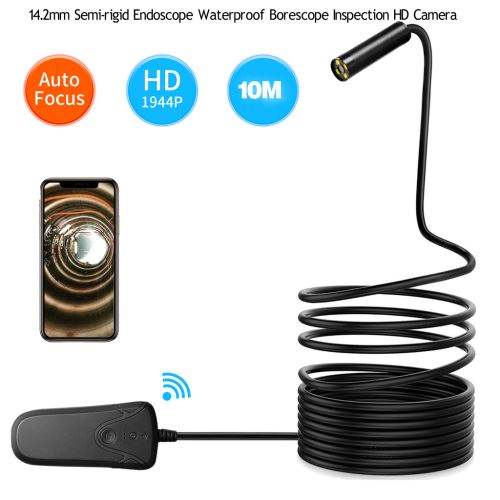 14.2mm Endoscope semi-rigide étanche Endoscope inspection par caméra HD wedazano259