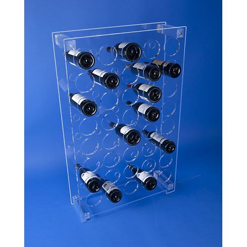Casier à bouteilles en plexi