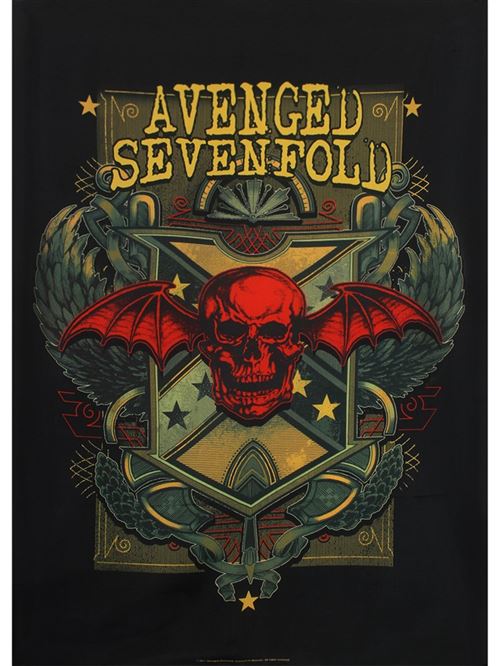Drapeau Avenged Sevenfold Death Crest 77 x 105 cm