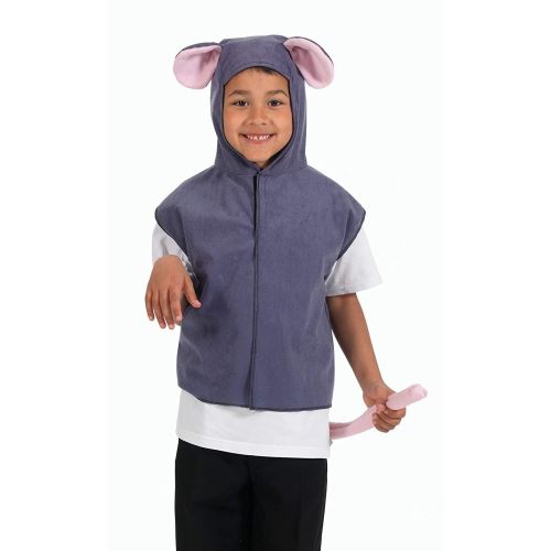 Bristol Novelty - Costume SOURIS - Enfant (4-7 Years) (Gris / rose) - UTBN2054