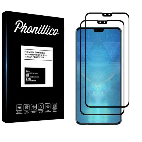 Verre Trempe pour Huawei MATE 30 [Pack 2] Film Transparent Bord Noir Vitre Protection Ecran [Phonillico®]