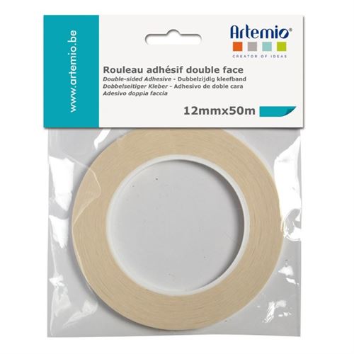 Ruban adhésif double face - largeur 12 mm - Artemio