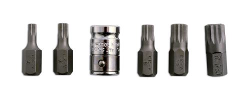 Embouts XZN Spline M5 à M12 + adaptateur 3/8\