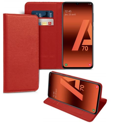 Etui Folio Rouge pour Samsung Galaxy A70