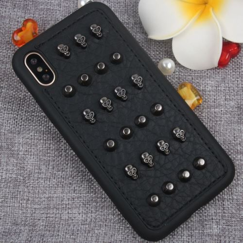 iPhone X Coque Protection TPU rivet Squelette ALS48353