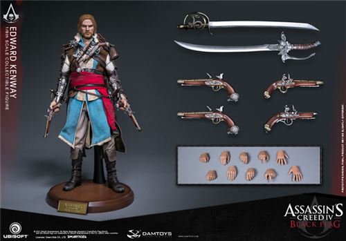 Figurine Damtoys - Assassin's Creed Black Flag - Edward Kenway