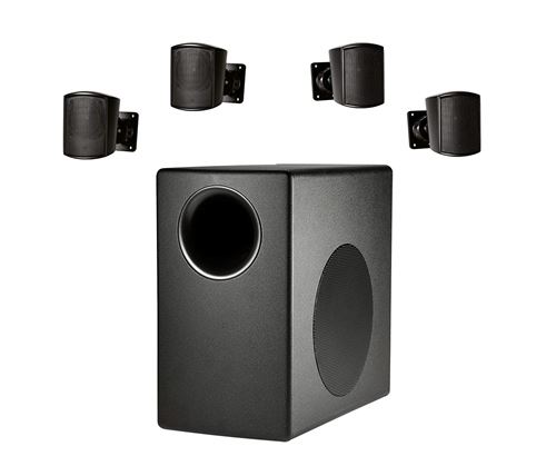 JBL C50PACK - 4 satellites CONTROL52 & 1 subwoofer CONTROL50ST - 160W Enceinte Murale