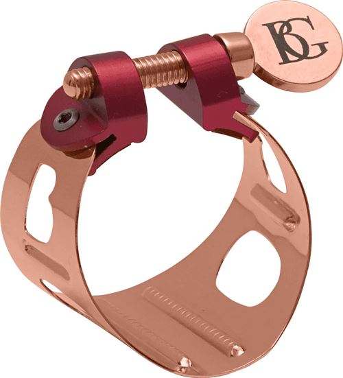 BG LD9 - Ligature Clarinette Sib / saxophone Alto - Duo plaquée or rose