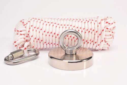 Bc-elec - MT312A Pêche à l'aimant, Disque Aimant Neodyme jusqu'à 225Kg,Ø 90mm, corde 22.5m