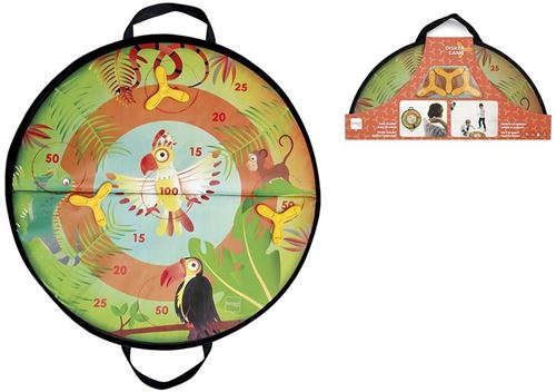 Scratch jeu de disque junior 60 cm vert 4-pièces