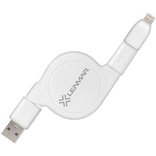 Câble Rétractable USB Lenmar Connecteur Lightning