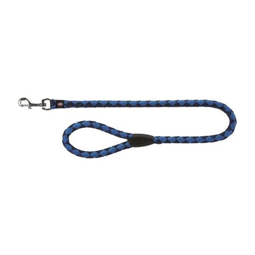 TRIXIE Cavo laisse S-M : 1 m - o 12 mm - Bleu indigo et beu royale - Pour chien