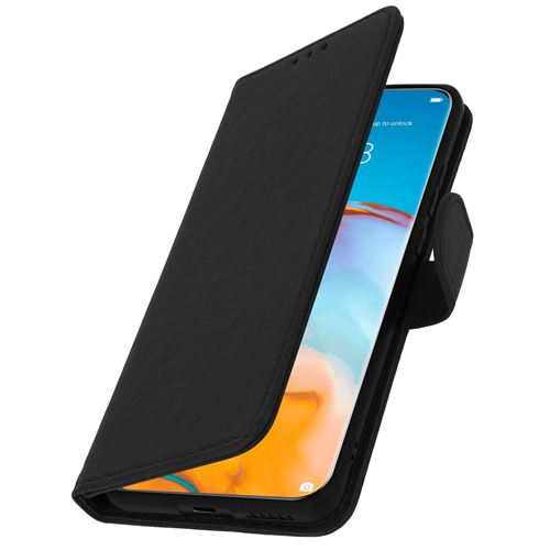 Housse pour Huawei P40 Pro Support Vidéo Porte-carte noir