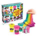 Kit créatif So Slime 3 + 3 Slime Shakers Arc-en-Ciel
