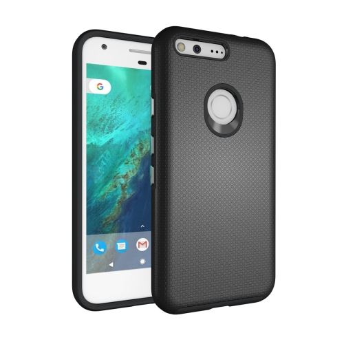 Google Pixel Coque Protection Plastique texturé Anti Choc Noir ALS53136