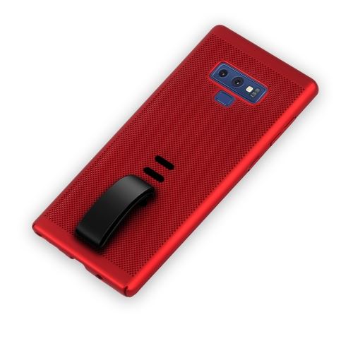 Galaxy Note9 Coque Plastique Bague Silicone Rouge Als90688