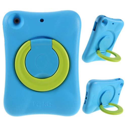 Coque en TPU eva antichoc avec béquille rotative à 360° bleu/vert pour votre Apple iPad Mini 3/2/1