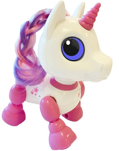 Gear2play robot Robo Unicorn junior 10 x 12 cm blanc/rose
