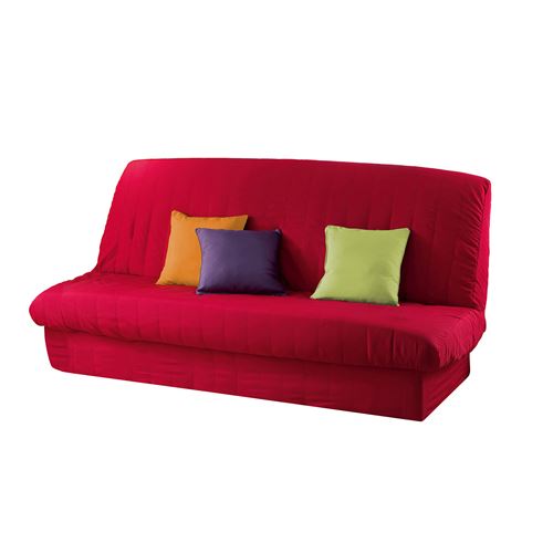 Housse Clic-Clac Matelassée Dos Nu Rouge