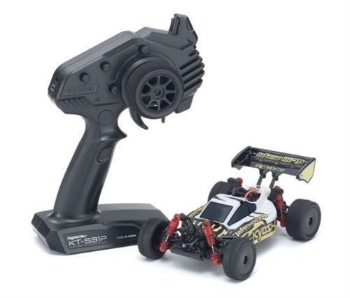 Kyosho Mini-z Mb010 4wd 1/24 Inferno Mp9 Tki3 Blanc/noir - Readyset