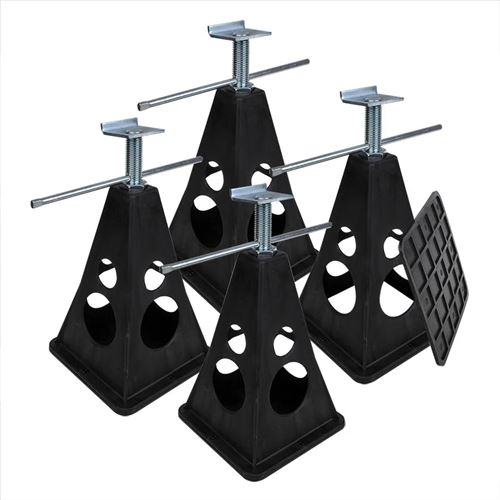 ProPlus 4 pcs Supports stabilisateurs 750 kg