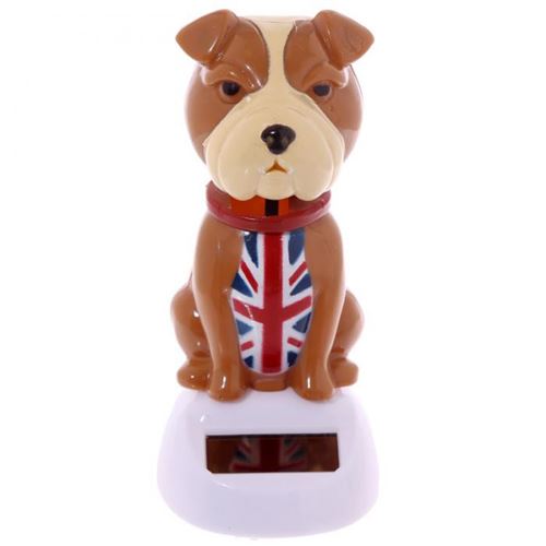Figurine Solaire - Bulldog Anglais