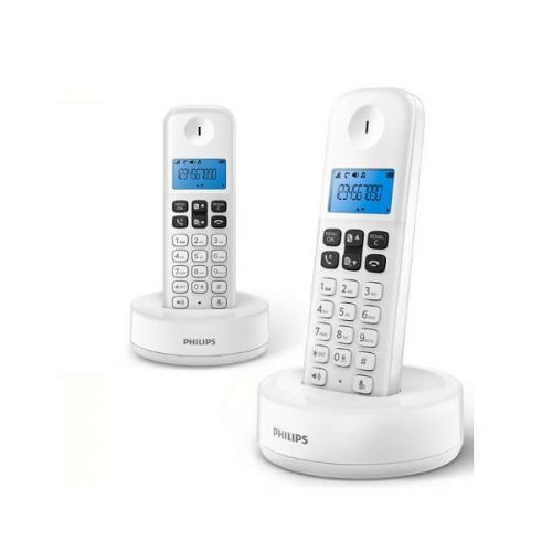 Téléphone Sans Fil Philips D1612W/34 1,6 300 mAh GAP (2 pcs) Blanc