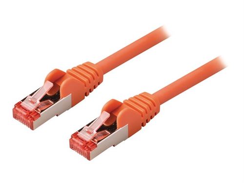 Valueline VLCP85221O200 Câble de réseau Cat6 S / ftp Rj45 (8/8) Mâle - Rj45 (8/8) Mâle 20,0 M Orange